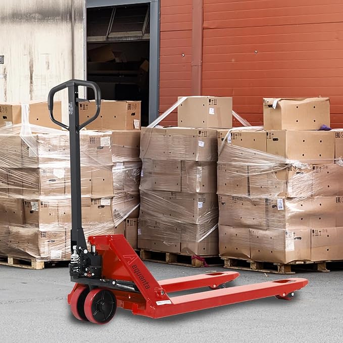 Pallet Jack 5500 Lbs Capacity, 21" W x 48" L Forks, Heavy-Duty Manual Hand Pallet Truck
