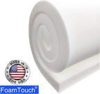 FoamTouch Upholstery Foam Cushion High Density 6'' Height x 30'' Width x 72'' Length