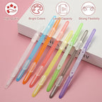 PATIKIL 20 Pcs Loose-Leaf Paper Binding Clamps, Multicolor 2 Plastic Paper Organizers Notebook Fasteners Reusable Prong Binder Clip for Home Office File Report Chart Documents