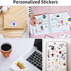 8.5" x 11" Full Sheet Label Sticker Paper for Laser & Inkjet Printers,Self Adhesive Full Page Shipping Labels,Printable White Matte Mailing Label Stickers(800 Sheets,800 Labels)