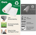 Honeycomb Packing Paper, 12"x400' White | Perforated Honeycomb Packing Paper Recyclable Moving Supplies for Shipping & Moving | Plastic-Free Alternative to Bubble Cushion Wrap with 36 Fragile Stickers
