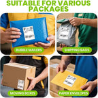 ADHES 4x6 Thermal Shipping Labels 4 Pack – 220 Labels Per Roll, 880 Total, Top-Coated Strong Adhesive Thermal Label Printer Paper, BPA/BPS free 4x6 Shipping Labels for Mailing and Packaging