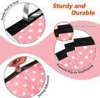 Thank You Poly Mailers 14.5x19 Inch 50 Pcs - Pink Dots printed Shipping Bags, 2.4mil Thickness, Waterproof and Tear Resistant Mailing Envelopes, Self-Sealing Packaging Bags for Small Business