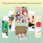 50 Pack 6x4x2'' Small Shipping Boxes, Corrugated Cardboard Mailers for Business, White (CM642)
