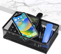 Clip-on Drawer organizers, desk organizer,can be clipped around the table to store small items. (Black - Big), Bronze Gold