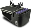AutoExec AE-GMCD-PI-PM-PS-GT GripMaster Car Desk for Your Vehicle Workstation and Mobile Office, Grey with 400 watt Power Inverter, Phone Mount and Printer Stand