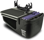 AutoExec AE-GMCD-PI-PM-PS-GT GripMaster Car Desk for Your Vehicle Workstation and Mobile Office, Grey with 400 watt Power Inverter, Phone Mount and Printer Stand
