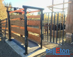 SellEton SL-929 Livestock & Cattle Alleyway Scale - Animal Weighing Equipment with Two Ramps with 5000 lbs x 1 lb