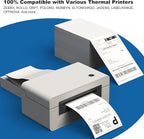 4”x6” Thermal Labels 4000 Labels, Shipping Label Thermal Paper for Thermal Printers Zebra & Rollo (4 Packs of 1000)
