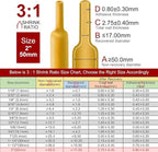 Chanzon 3:1 Ratio - 80ft Roll - Heat Shrink Tubing 2" (50mm) - Marine Grade Waterproof Adhesive Lined - (25M Total Length) Yellow Polyolefin Sleeving Wrap Shrinking 3 to 1 Ratio 1pcs