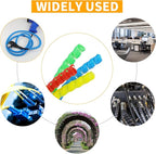 Spiral Cable Wrap, 16.4ft, 33ft Wire Protection Sleeve Cover Cable Organizer Pipe Flexible Spiral Wrap Winding Tube Prevent Cat from Chewing Cables (Yellow, 8mm (5/16")-16.4ft)