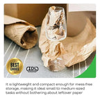 IDL Packaging 48" x 14400" (1200 feet) - USA-Made Large Brown Kraft Paper Roll - 30lb Thickness - Natural Kraft Wrapping Paper for Packing, Void Filling - Craft Material for Kids Art Projects