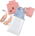 Fuxury 500 Pcs Poly Mailers 14.5x19 Inch, Bulk Shipping Bags for Clothing, Strong Adhesive Shipping Envelopes for Small Business Suppliers,Waterproof Mailers Poly Bags Mailing Envelopes White