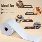 (96 Rolls) 2 1/4" x 150' Thermal Paper, Adding Machine/Calculator Tape Receipt paper for Cash Registers