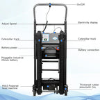 1250W Electric Stair Climbing Dolly - 900lbs Capacity, 3-Mode Folding Hand Truck W/Telescopic Handle, Non-Slip Wheels for Moving Furniture, Appliances (Black)
