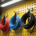 17 Inch Extension Cord Holder Organizer with Triangle Clips for Garage Organization and Storage, Adjustable Heavy Duty Storage Straps for Men Workshop (12)