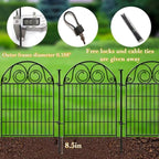 Tall Garden Fencing 36 Inch High, 22 Panels Total Length 48Ft Dog Fence Outdoor for Yard, Pet Fence Outdoor, Decorative Fences for Yard│Patented