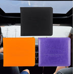 Car Registration and Insurance Holder, Premium Pu Leather Vehicle Glove Box Organizer - for Driver License, Cards & Essential Documents (S-Purple)