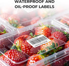 MUNBYN 3x2 Inch White Thermal Labels, Thermal Sticker Labels for Price, Barcode, Mailing, Name, 500 Sheets/1 Roll