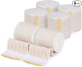 Premium Elastic Bandage Wrap (2” Wide, 6 Pack) - Nexskin Latex Free Athletic/Medical Compression Bandages Hook & Loop Fasteners at Both Ends - Lifetime Washable & Reusable Bandages