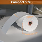 CLASSY Thermal Paper 3 1/8 x 230ft, 5 Rolls Receipt Paper for Cash Registers Printer, ATM Machine,Compatible with Wide Range of POS Systems for Small Business