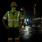 AYKRM 11 color High Vis Reflective Safety Vest for Women Men Security Pocket Zipper