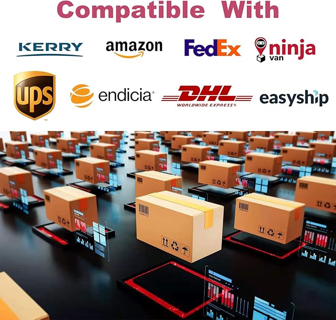4”x6” Thermal Labels 250 Labels - BESTIKER 4x6 Shipping Labels 1 Rolls, Compatible Zebra 2844 Brother Rollo Direct Thermal Printer Label 4x6 Paper, 1” Core