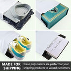 7.5 x 10" Poly Mailers 200PCS, 1.77 Mil 5 Layer Waterproof Shipping Bags for Clothes,Mailing,Books,Package, Strong Adhesive Self Sealing Mailers Poly Bags Shipping Envelopes for Business