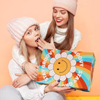 Metronic Poly Mailers 14.5x19 Inch 500pcs Shipping Bags for Clothes,Self Adhesive Shipping Envelopes for Small Business,Waterproof Mailers Poly Bags for Shipping,Packaging Mailing Bags Rainbow Smile