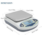 Bonvoisin Lab Scale 3000gx0.01g High Precision Electronic Analytical Balance 0.01g Accuracy Laboratory Precision Digital Scientific Scale (3000g, 0.01g)