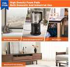 MAGZO Backed Adhesive Foam Padding 1/16" Thick x 12" W x 59" L, Black Thin Neoprene Sheets, Closed Cell Foam Sheet Roll