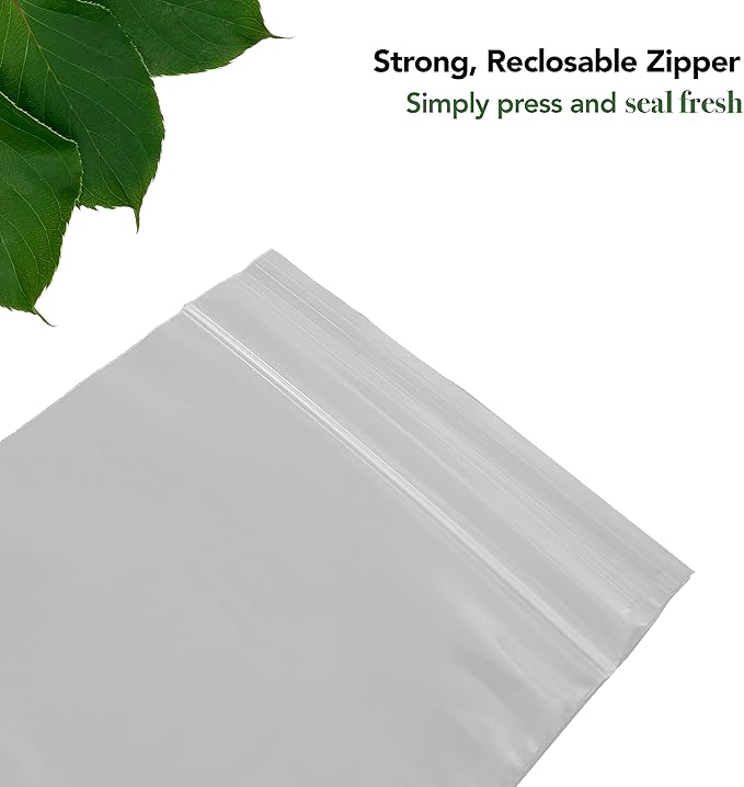 2 x 3 Inch Resealable Plastic Bags 1000 Pack — Clear Reclosable Mini Bags with Zipper Seal for Jewelry, Beads, Small Parts, Crafts, Hardware