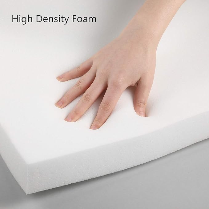 Cushion Sheet Upholstery Foam High Density Foam Padding Seat Replacement Upholstery Wrap Sponge Padding for Cushions Chairs Packing Storage and Shipping(79 x 16 x 1.6 Inch,White)