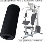 Foot Foam Pads Rollers Replacement(8.46 * 3.5 * 3.5in),Padding for Inversion Table, Workout Bench, Sits Ups Replacement Parts, Home Gym Accesories