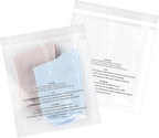iMailer - 200 Pcs - 6" x 9", Clear Poly Bags with Suffocation Warning Self Seal 1.6 Mil for A7 A8 A9 Cards & Envelopes, Bakery, Cookies, Candies-Permanent Glue
