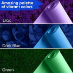USA Made 48" x 1200" Dark Blue Kraft Paper Roll, 45 lbs Thickness, Kraft Paper for School, American Quality Colored Kraft Paper, Bulletin Board - Non-Toxic, Odorless, Safe for Kids