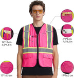 A-KSAFETY Custom High Visibility Reflective Safety Vest with logo