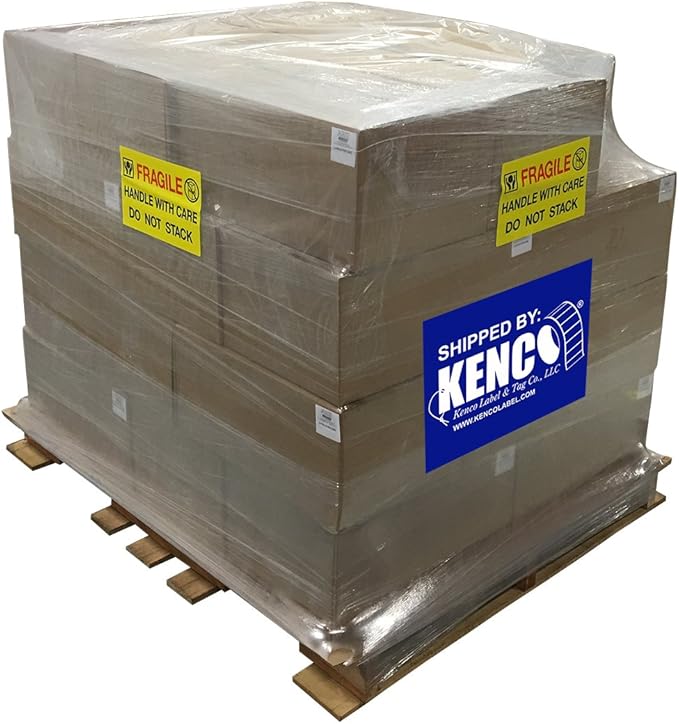 4" X 6" Direct Thermal Perforated Stickers Labels for Shipping Labels, Inventory, and Color Coding - Compatible with Zebra, Rollo, Godex and More (White, Pallet)