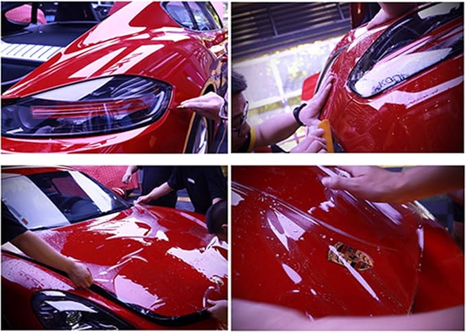 DIYAH Clear Paint Protection Bulk Vinyl Wrap Film with Hand Tools (72" X 48" / 6 FT X 4 FT)