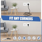 Floor Cable Cover, Low Profile Cable Hider for Wires, Self Adhesive Cord Hider for Wall, Cord Covers Wall Mounted Tv, for Offices, Gym, Exhibitions (Gray, 10 Feet)