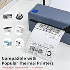 DGBDPACK 4"x6" Direct Thermal Shipping Labels 600 Lables/2 Roll (300 Pcs per Roll) Compatible with Zebra Rollo Beeprt Printer Permanent Adhesive