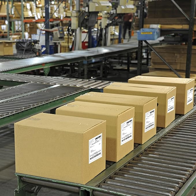 SJPACK 4" x 6" Thermal Labels, 200 Fanfold Labels, Direct Thermal Shipping Label Compatible with Nelko, Rollo, Zebra, Brother, Orgbro, Munbyn, Jadens Shipping Label Printer, Commercial Grade
