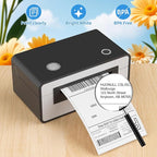 4x6 Direct Thermal Shipping Labels 250 Labels/Roll Compatible with Zebra 2844, 2843, 2844z Eltron, Address Label for Logistics E-Commerce Mailing Warehouse Thermal Label for FBA USPS,10 Rolls