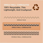 Box USA Shipping Boxes Small 7.125"L x 5"W x 3"H 50-Pack - Corrugated Cardboard Box for Moving, Mailing, Packing, Packaging and Storage