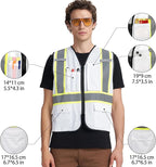 A-KSAFETY Custom High Visibility Reflective Safety Vest with logo