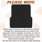 TripleAliners Truck Bed Mat Compatible with 2022 2023 2024 2025 2026 Hyundai Santa Cruz Accessories 4FT (52.1") Vehicle Bed Perfectly Flush All Weather Protection TPE Heavy Duty Pickup Cargo Mat