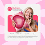 Metronic Poly Mailers 14.5x19 Inch 50pc Pink Love Heart, Waterproof Self-Seal Large Shipping Bags for Clothes, Cute Shipping Envelopes Mailers Poly Bags for Valentine's Day Packaging Mailing Gifts