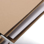 Eupako 4x4x4" Cardboard Box Mailers 25 Pack Brown Cube Corrugated Small Shipping Boxes for Mailing