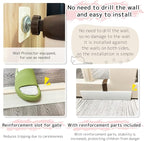 Lumizone Extra Tall Cat Gate 61.02" High Pressure Mounted Extra Wide 55.12"-59.24" (17Sizes) 1.37" Gap No Drilling Auto-Close Tall Pet Gate for Dogs (Cream, 55.12"-59.24" W)