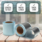NOON'S UP Super Butyl Tape 16 ft x 4 in x 1mm (1 Pack) - Waterproof Sealing Tape | Leak Repair Weather Proof | Outdoor Waterproof Tape for Leaks | Water Sealant, Pipe